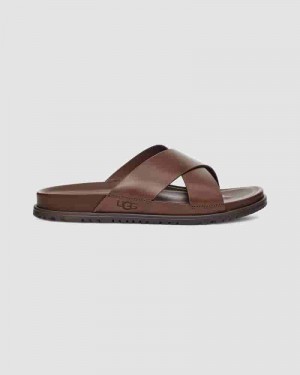 Sandalias UGG Wainscott Slide Hombre Cafe | COV8655R